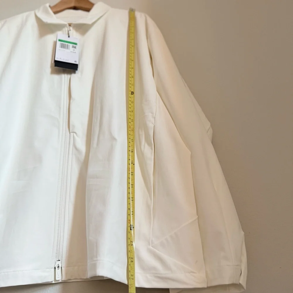 NWT Nike Jacket Size XL Zip-Up 24.7 PerfectStretch Men's Dri-FIT UV Sail Bone